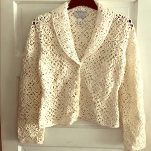 Talbots Collection Lace Blazer size LP